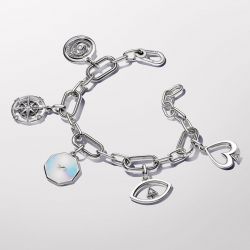 Charm femme pandora  médaillon infini 793367c01 - charms - edora - 5