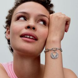 Charm femme pandora me médaillon grandes ailes 793371c01 - charms - edora - 1