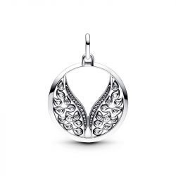 Charm femme pandora me médaillon grandes ailes 793371c01 - charms - edora - 2