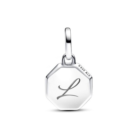 Mini charm femme pandora médaillon gravable turquoise 793388c01 – charms