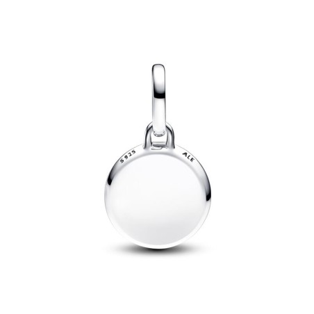 Mini charm femme pandora médaillon gravable verre de murano rouge 793389c01 – charms