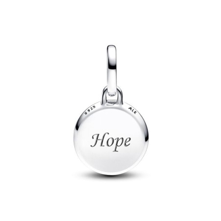 Mini charm femme pandora médaillon gravable verre de murano rouge 793389c01 – charms