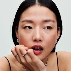 Bague femme pandora me double pavée & noire 182528c01 - bagues-femmes - edora - 1