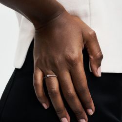 Bague femme pandora me double pavée & noire 182528c01 - bagues-femmes - edora - 3