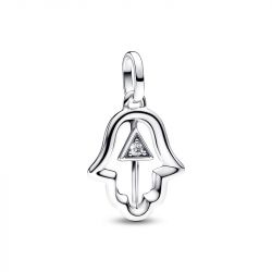 Charm femme pandora médaillon main de fatma 793411c01 - charms - edora - 0