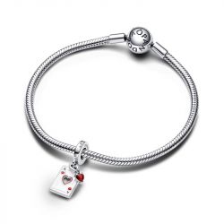 Charm femme pandora moments pendant double les méchants de disney reine de cœur 793420c01 - charms - edora - 3