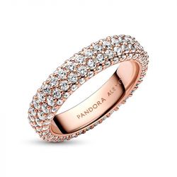 Bague femme pandora timeless double rang pavée timeless 182629c01 - bagues-femmes - edora - 2