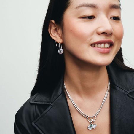 Charm femme pandora pendant double opalescent amitié 793434c01 – charms