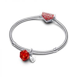 Charm femme pandora pendant stranger things dé hellfire club 793564c01 - charms - edora - 3
