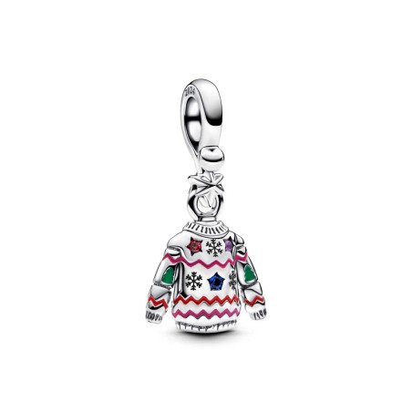 Charm femme pandora moments pendant pull de noël 793596c01 – charms