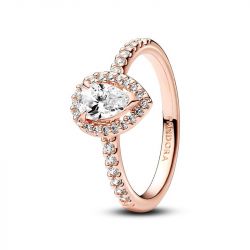 Bague femme pandora timeless halo poire scintillante 182835c01 - bagues-femmes - edora - 2