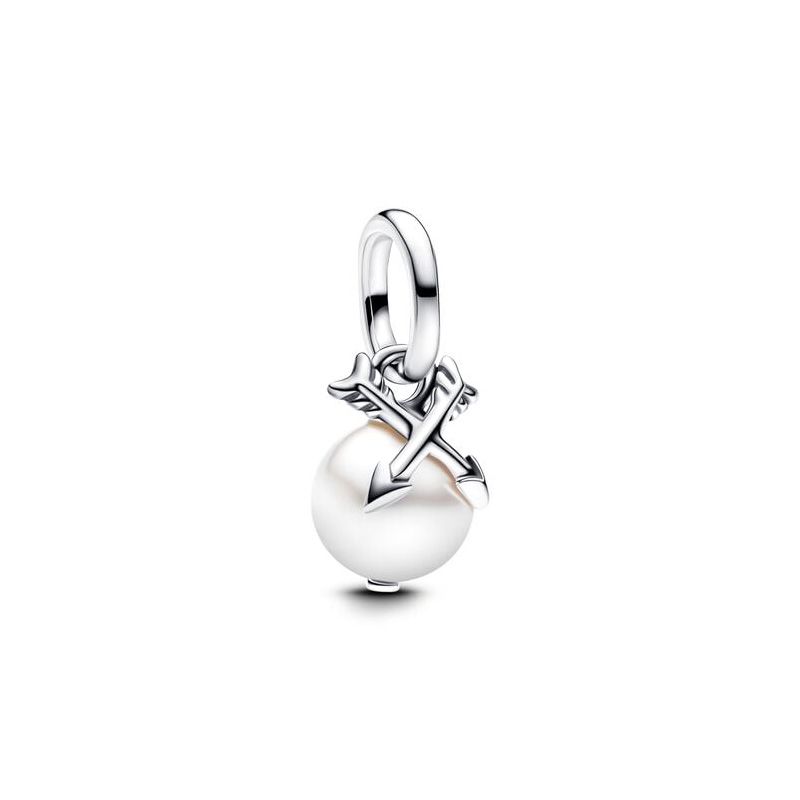 Mini charm femme pandora pendant perle & flèches 793687c01 - charms - edora