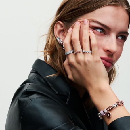 Bague femme pandora timeless vague polie 183095c00 – bagues femme