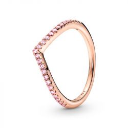 Bague femme pandora timeless rose scintillante vœu 186316c02 - bagues-femmes - edora - 1