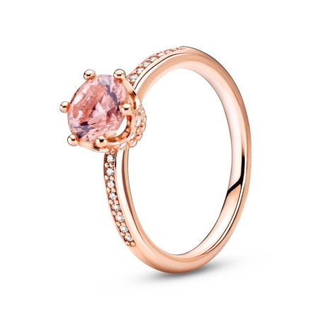 Bague femme pandora moments solitaire couronne scintillante 188289c01 – bagues femme