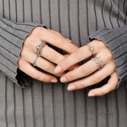 Bague femme pandora moments solitaire couronne scintillante 188289c01 - bagues-femmes - edora - 3