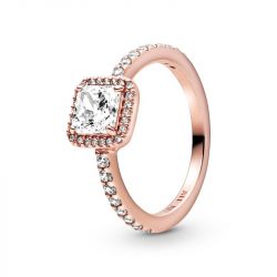Bague femme pandora timeless halo scintillant carré 188862c01 - bagues-femmes - edora - 2