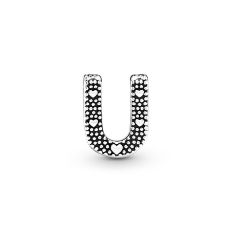 Charm femme pandora moments alphabet lettre u 797475 – charms