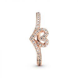 Bague femme pandora timeless cœur chevron scintillante 189302c01 - fete-des-meres - edora - 4