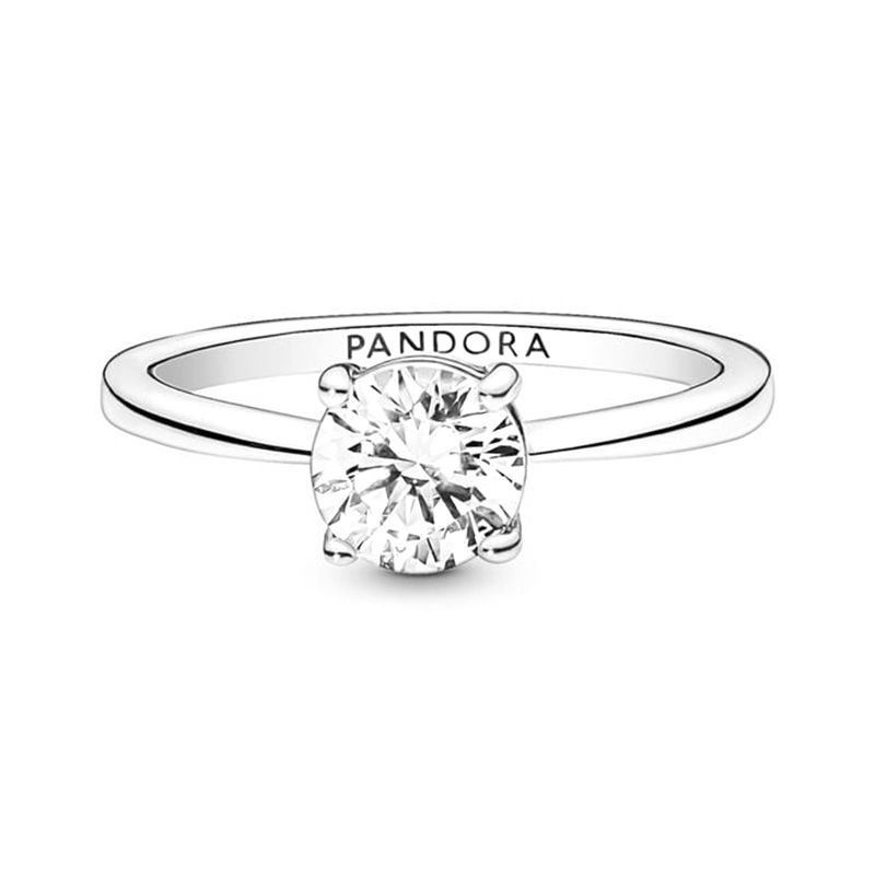 Bague femme pandora timeless solitaire scintillante 190052c01 - bagues-femmes - edora