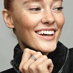 Bague femme pandora timeless scintillante & lignes polies 190919cz - bagues-femmes - edora - 3