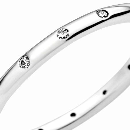 Bague femme pandora timeless anneau scintillant simple 190945cz – bagues femme