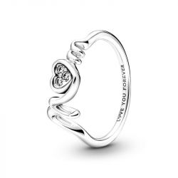 Bague femme pandora moments cœur pavé mom 191149c01 - bagues-femmes - edora - 2