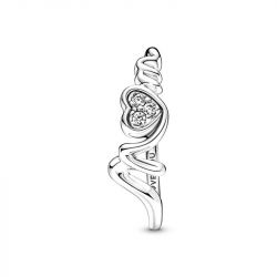 Bague femme pandora moments cœur pavé mom 191149c01 - bagues-femmes - edora - 4