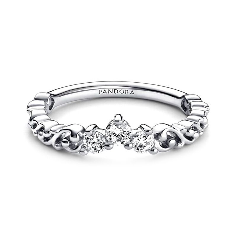 Bague femme pandora moments tiare volute royale 192232c01 - bagues-femmes - edora