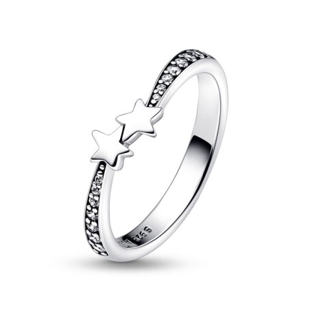 Bague femme pandora moments scintillante étoiles filantes 192365c01 – bagues femme