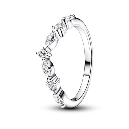 Bague femme pandora timeless vœu alternance scintillante 192390c01 – bagues femme