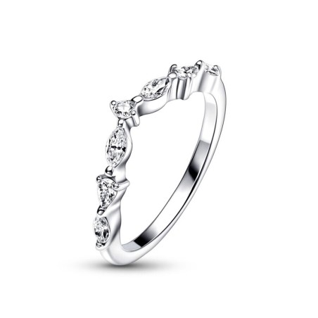 Bague femme pandora timeless vœu alternance scintillante 192390c01 – bagues femme