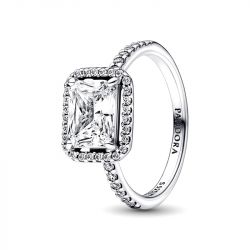Bague femme pandora timeless halo scintillant rectangulaire 192391c01 - bagues-femmes - edora - 2