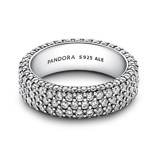 Bague Femme Pandora Timeless Triple Rang Pavée 192634C01