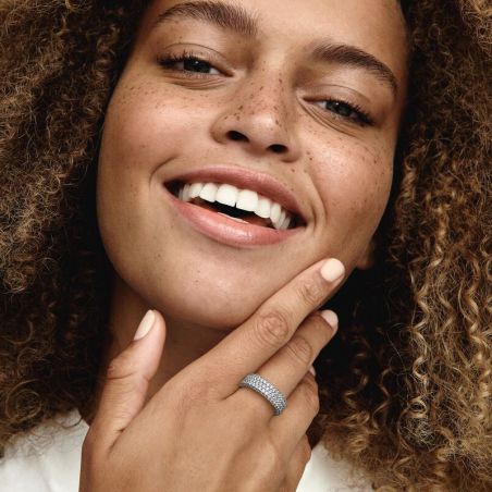 Bague argent 925 femme, homme & bague argent 925/1000 diamant (3) - bagues-femmes - edora - 2