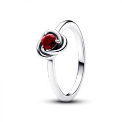 Bague femme pandora moments cercles de l’Éternité rouge 192993c01 - bagues-femmes - edora - 2