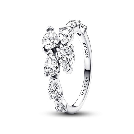Bague femme pandora timeless chevauchement scintillant 193004c01 – bagues femme