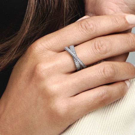 Bague argent 925 femme, homme & bague argent 925/1000 diamant (3) - bagues-femmes - edora - 2