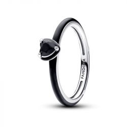 Bague femme pandora me cœur chakra noir 193088c01 - bagues-femmes - edora - 2