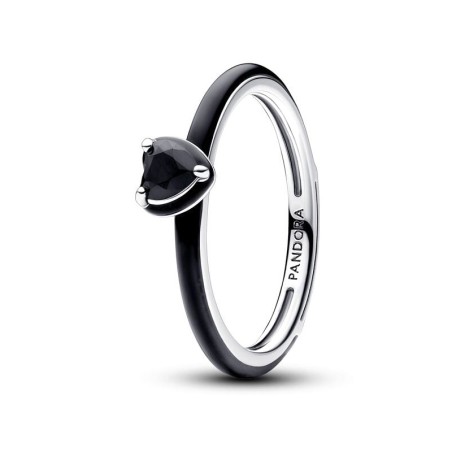 Bague femme pandora me cœur chakra noir 193088c01 – bagues femme