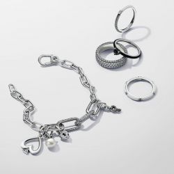 Bague femme pandora me cœur chakra noir 193088c01 - bagues-femmes - edora - 5