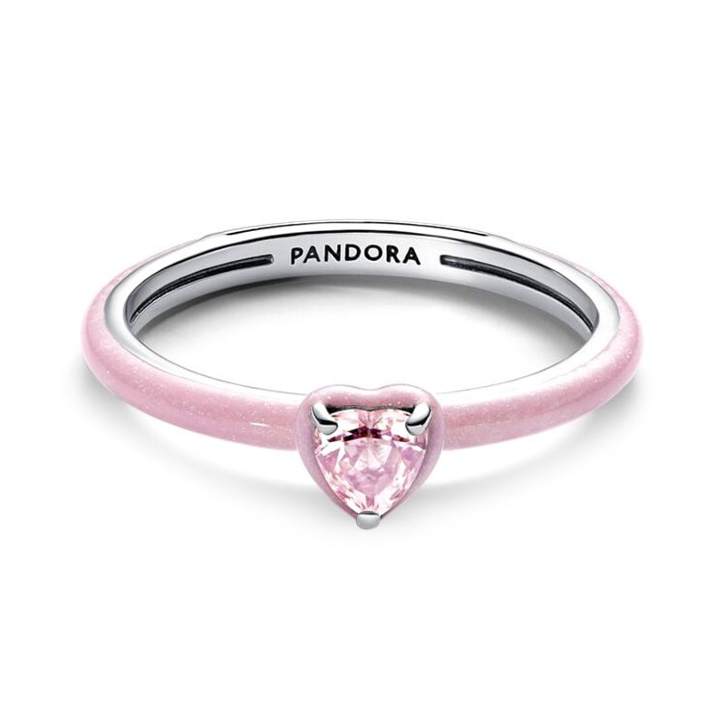 Bague femme pandora me cœur chakra rose 193088c02 - bagues-femmes - edora
