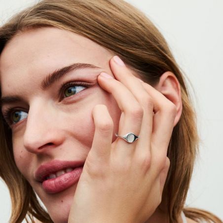 Bague argent 925 femme, homme & bague argent 925/1000 diamant (3) - bagues-femmes - edora - 2