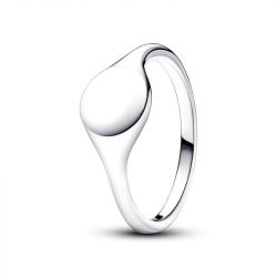 Bague femme pandora moments chevalière gravable 193093c00 - bagues-femmes - edora - 2