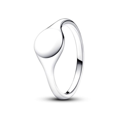 Bague femme pandora moments chevalière gravable 193093c00 – chevalières