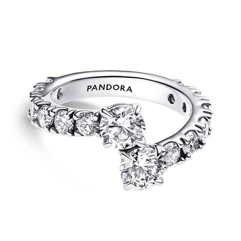 Bague femme pandora timeless superposée scintillante 193149c01 - bagues-femmes - edora