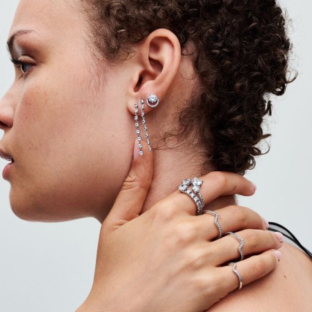 Bague femme pandora timeless superposée scintillante 193149c01 – imports