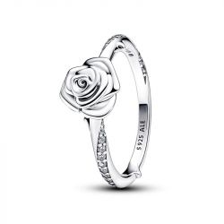 Bague femme pandora moments rose en fleur 193215c01 - bagues-femmes - edora - 2