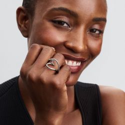 Bague femme pandora essence cœur organique 193288c00 - bagues-femmes - edora - 1