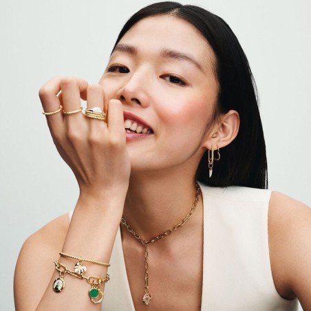 Bague femme pandora me en résine façon émail coupée en deux 193325c01 – bagues femme